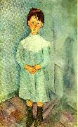 Amedeo Modigliani, flicka i blatt